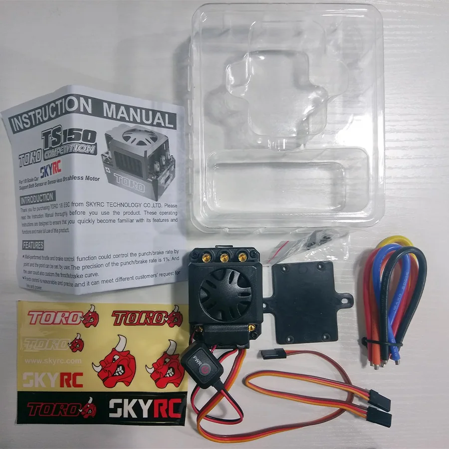 SKYRC ESC Toro TS150 бесщеточный сенсорный двигатель ESC с датчиком скорости для 1/8 1:8 автомобиль RC багги truggy грузовик