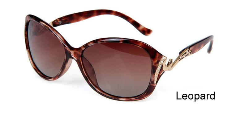 Женщин элегантные солнцезащитные очки мода градиент солнцезащитных очков металл кристалл украшения солнцезащитные очки для женщин солнцезащитные очки конструктора тавра очки солнцезащитные женские солнечные очки - Цвет линз: Leopard