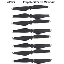 4 Pares DJI Sunnylife Mavic Ar Mavic Liberação Rápida Dobrar Adereços Lâminas Hélices para DJI Hélice ar Drone Acessórios Peças