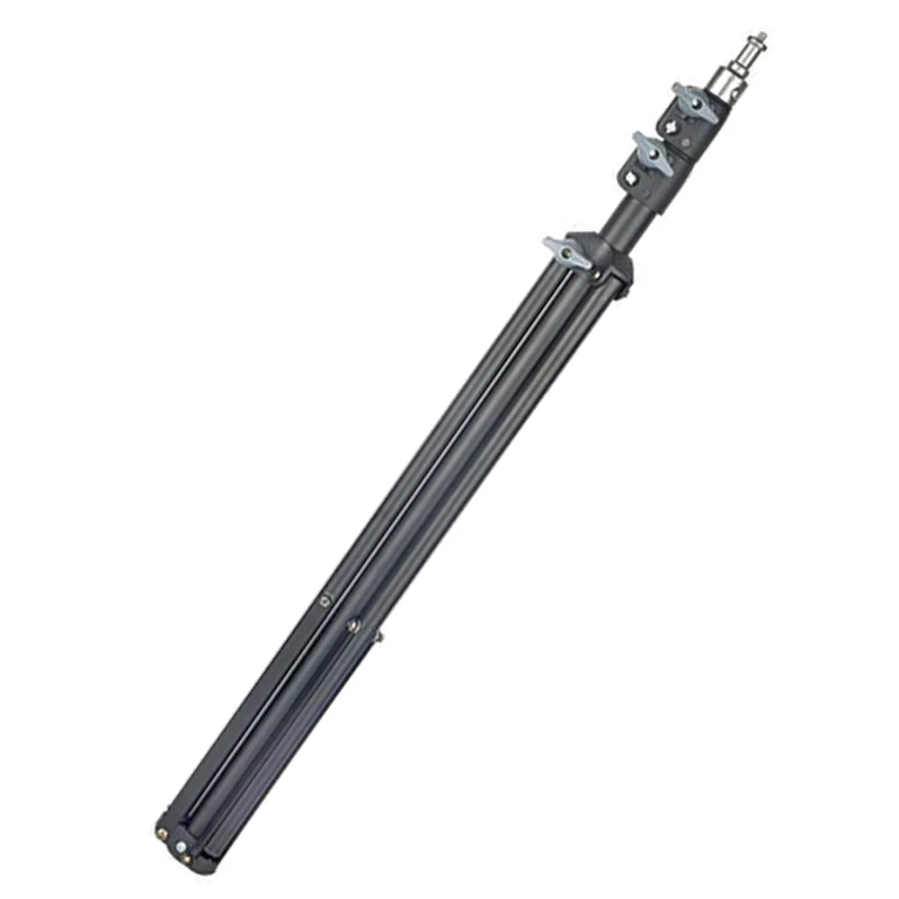 2m Photo Metal Light Stand with 1/4" Screw 200cm Tripod for 5kg Photo Studio Flash Softbox LED Video Lighting Background Support