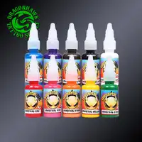 Original Import Tattoo Pigment 0.5oz Bottle 10 Colors set Immortal Tattoo Ink 15ml Tattoo Supply