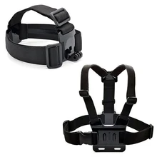 Accessories kits Chest Head belts + Selfie Stick +Suction cup etc for Gopro /Xiaomi Yi /Sony/SJCAM Sport & action cams