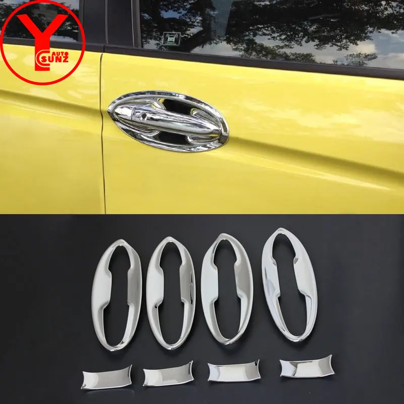 Аксессуары для автомобиля honda fit 2014 2015 2016 2017 аксессуары ABS chrome jazz YCSUNZ|door handle