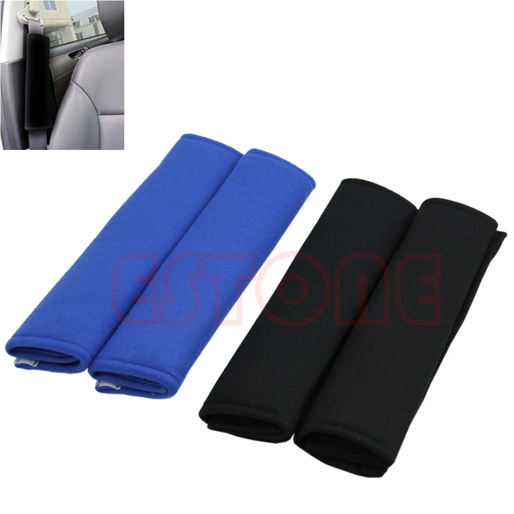 1 пара удобные ремни безопасности автомобиля Наплечные колодки крышка подушка накладка на ремень