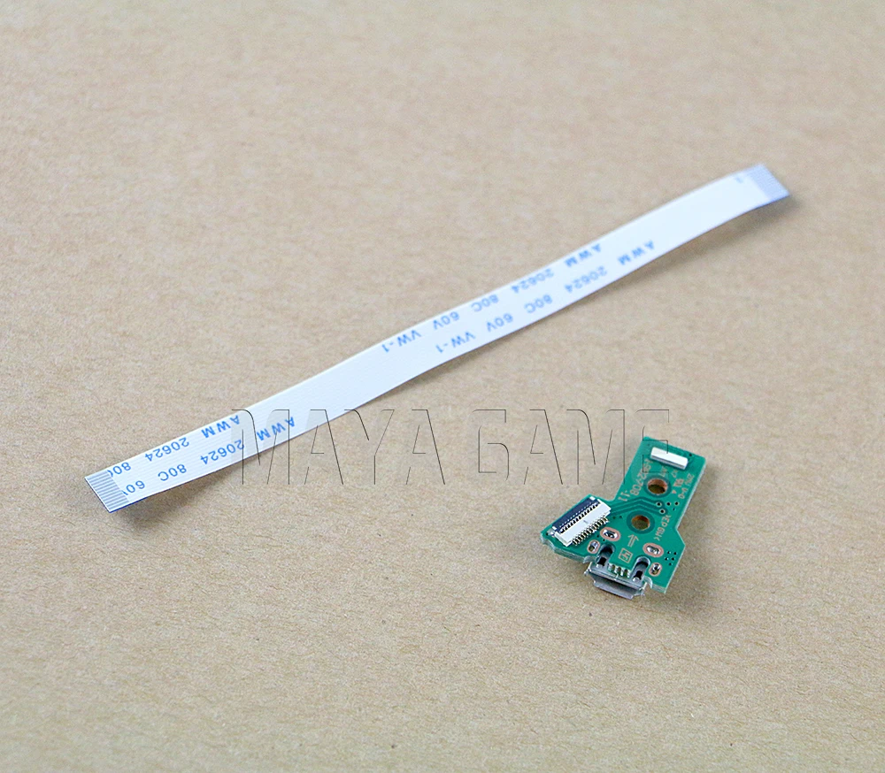 JDS 055 USB плата с зарядным портом 12pin flex cableFor PS4 контроллера DualShock 4 Ремонт