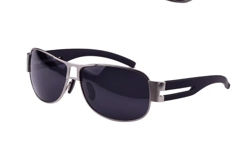 Горячие поляризационные очки Polaroid очки боковое окно дизайн водительские солнцезащитные очки с защитой от ультрафиолета De Sol Masculino Pesca 8459 - Название цвета: Серый