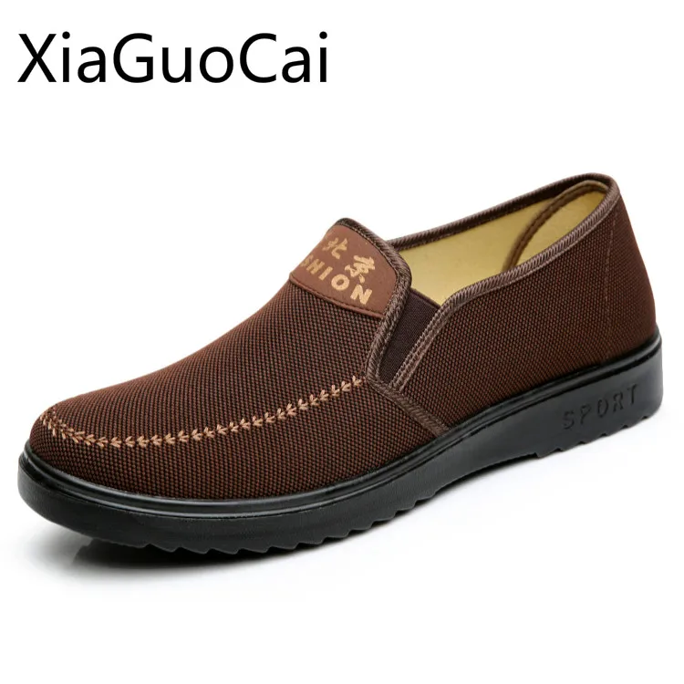 

Hot Sale Fashion Men Casual Shoes Father Dad Flat Biejing Spring and Autumn Flats Driving Single Shoes for Mens W4 35