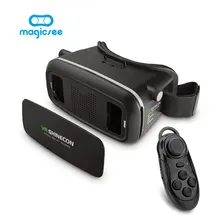 2017 Shinecon VR Виртуальная Реальность 3D Очки Шлем Google Картон для iPhone Samsung 3.5 ~ 6 дюймов Смартфон