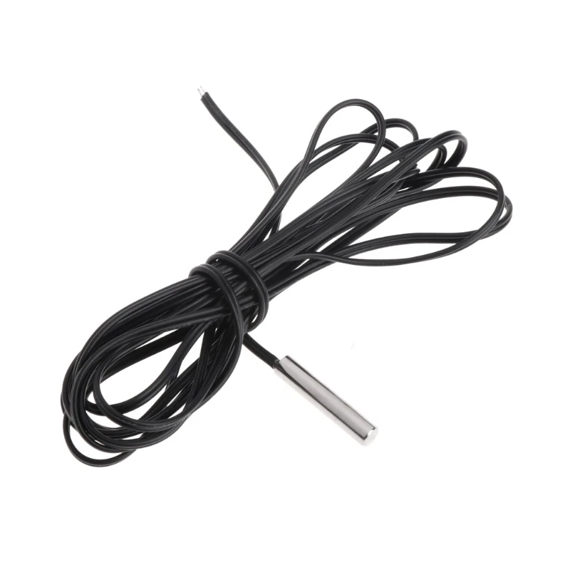 

OOTDTY 150cm NTC 10K Ohm 1% 3435 Thermistor Temperature Sensor Cylinder Probe 1.5m Wire
