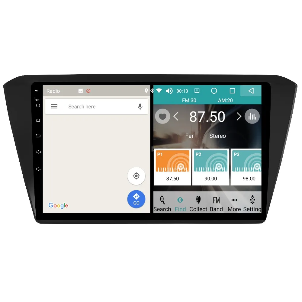 Clearance Android 8.0 Car Multimedia DVD Player For Skoda Superb 2015- 2018 GPS Navigation System with Carplay Bluetooth Dual-zone Navi 3