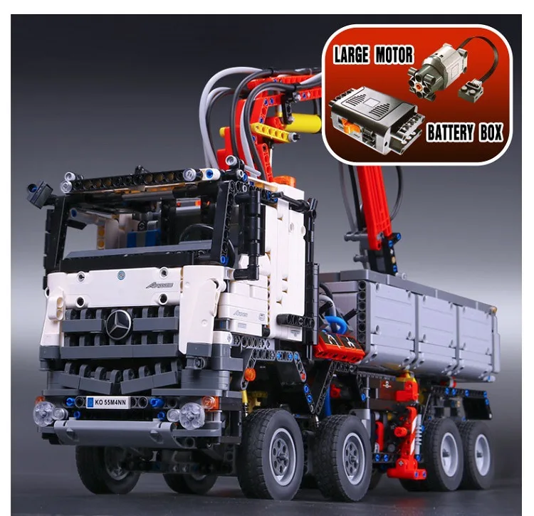 

3245Pcs NEW LEPIN 20005 the legoing technic series 42023 Arocs Model Building Block Bricks Compatible with Boys Toy Gift