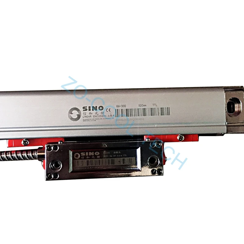 Made in China Sino KA 300 820mm readout digital linear scale glass sensor 0.005mm/0.001mm linear
