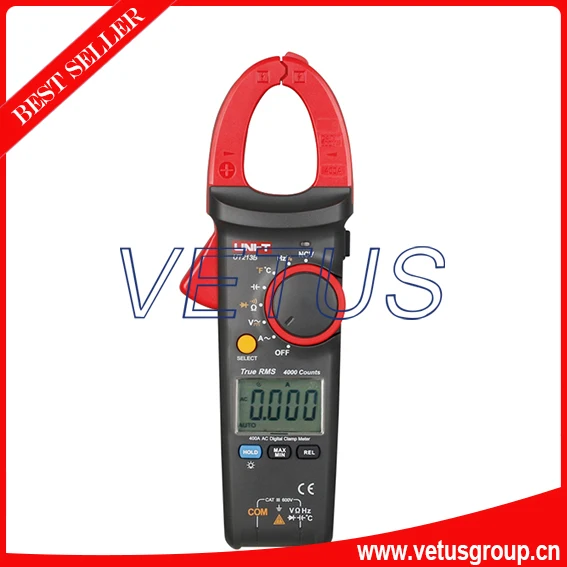 

UT213B True RMS 600V/400A AC Digital Clamp Meter With LCD Backlight