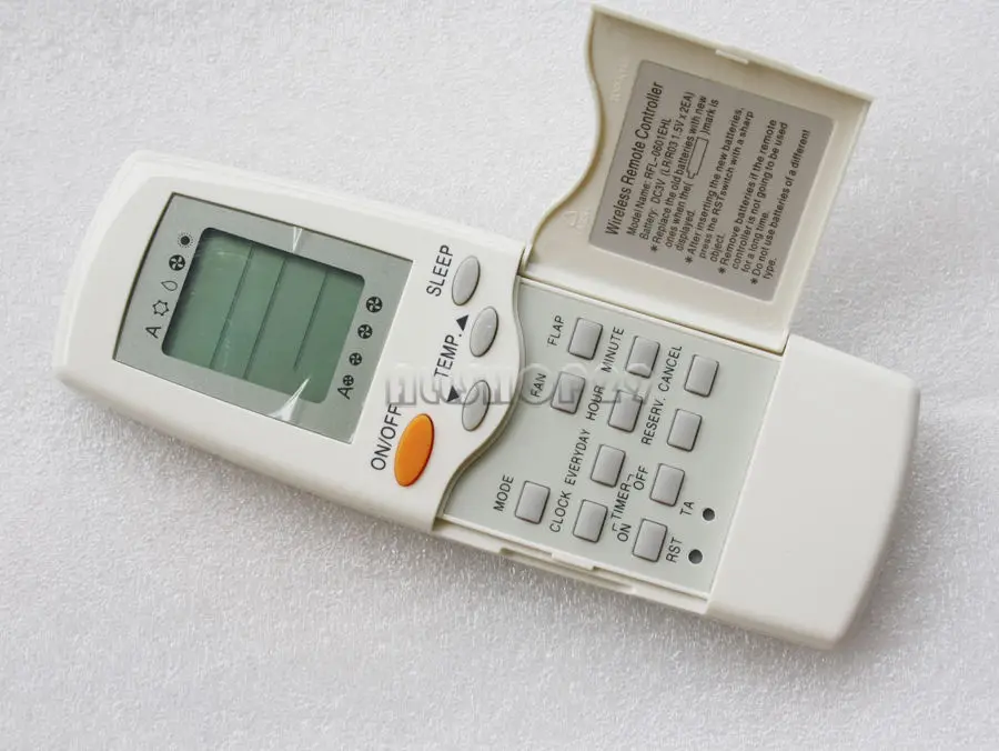 Replacement Remote Control Fit For Carrier RFL 0199L RLF 0301E RLF