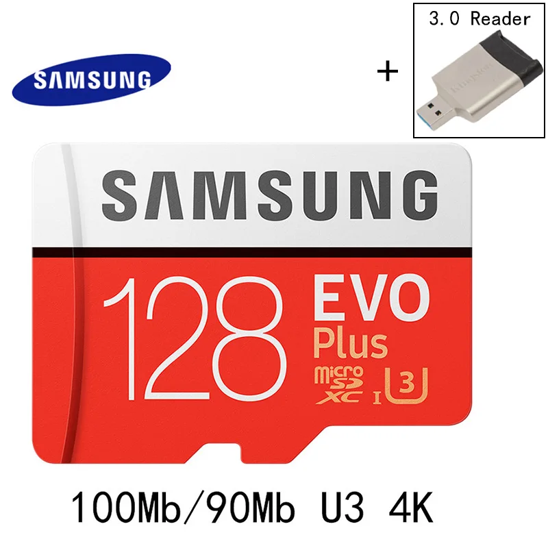 SAMSUNG Memory Card 16G 32G 64G 128G 256GB 100Mb S Micro SD Card Class10 U3 U1