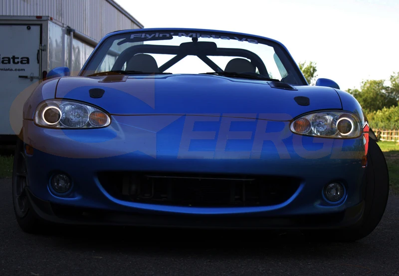 Для MAZDA MX-5 MIATA 2001 2002 2003 2004 2005 отличные глаза ангела Ультра яркое освещение CCFL ангельские глазки комплект halo кольца