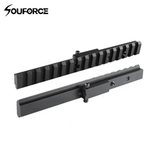 1 шт. алюминиевый сплав 16 слотов Пикатинни Вивер рейка для Mosin Nagant M44 91/30 Охотничья винтовка пистолет Вивер прицел Крепление