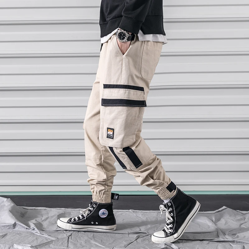 M-3XL 2019 Spring Track Pants Men Sweatpants Mens Joggers Pants Cargo Camo Tactical Harem Army Pants