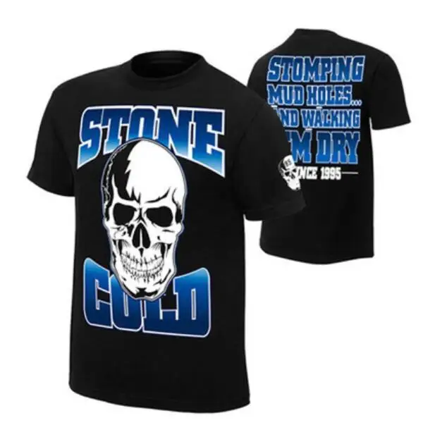 

Adolescent Europe and America code AJ wrestler print T-shirt, AJ boxing T-shirt, factory direct free shipping