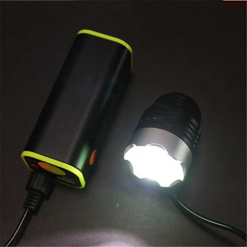 Top Cycling 18650 Battery Box USB Charger LED Light Mobile For Bike Light Phone Tablet Audio Player Power Bank with Portable Bag 4