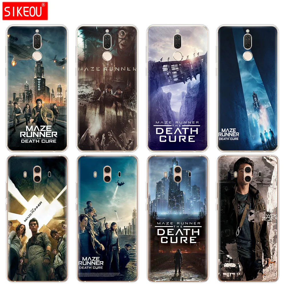 

Silicone Cover phone Case for Huawei mate 7 8 9 10 pro LITE Maze Runner The Death Cure