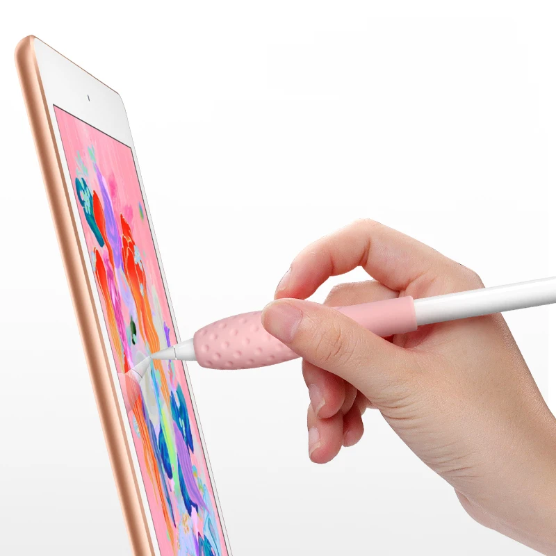 Силиконовый чехол для Apple Pencil 1-го / 2-го поколения силиконовый карандаш для яблока для 9,7 10,5 12,9 iPad Pro Кожа для защиты карандашей