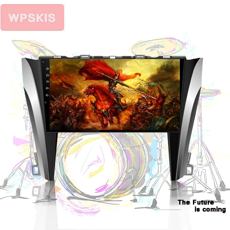 Top Octa Core Android 9.0 Car video DVD GPS Player pc tape headunit 3/4g wifi music media For Toyota Camry 2015-2017 swc dab mirror 5