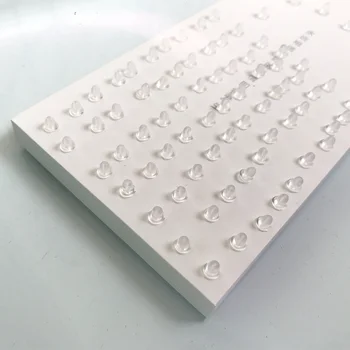 

100 pcs/lot Clear Soft Silicone Rubber Earring Backs Safety Bullet Stopper Rubber Jewelry Accessories DIY Parts Ear Plugging