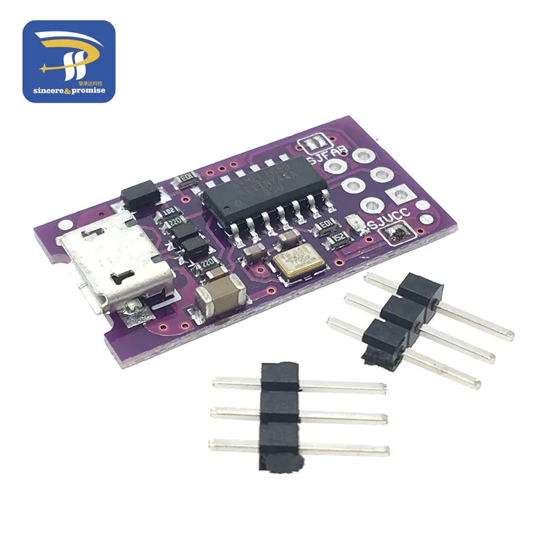 Микро-usb крошечный AVR ISP ATtiny44 ATTiny45 ATTiny85 USBTinyISP программист модуль для Arduino IDE загрузчик ISP микроконтроллер 5 В