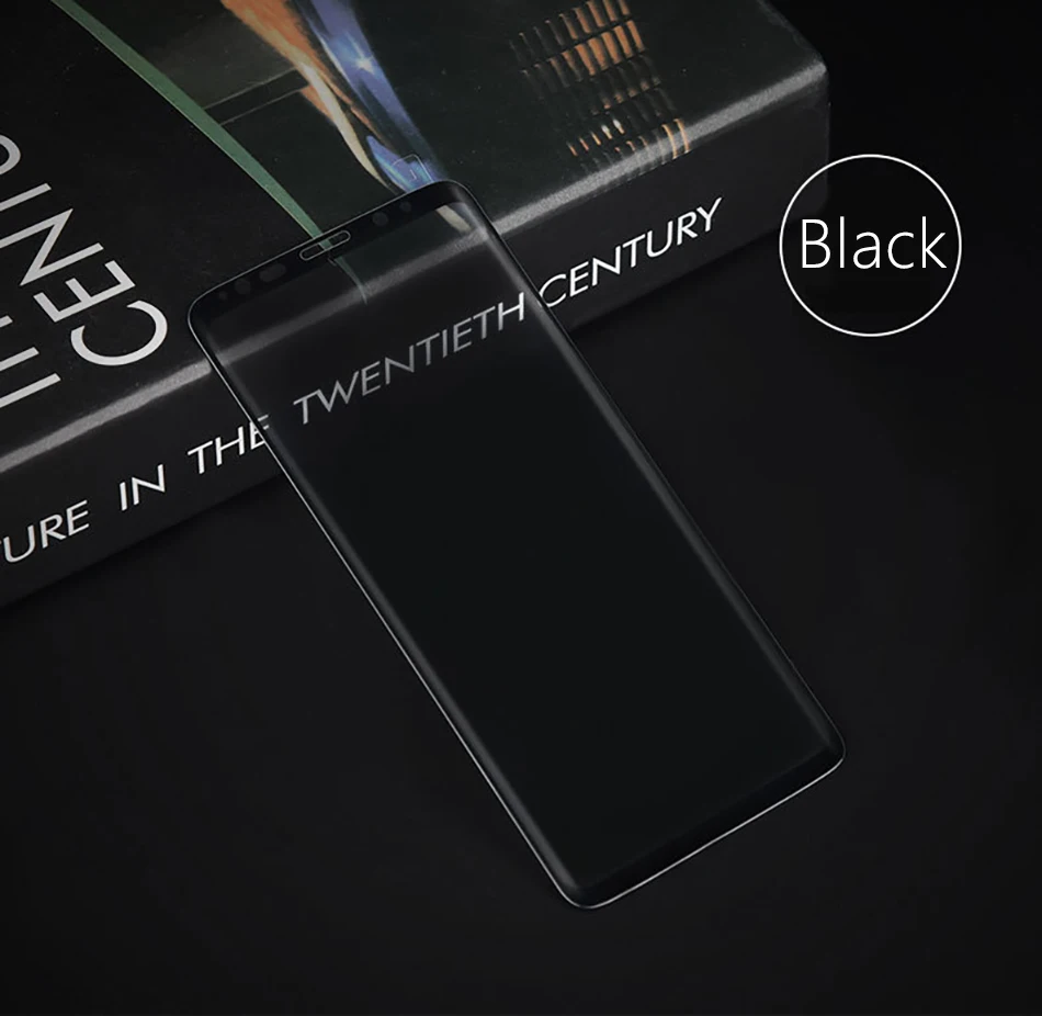 !ACCEZZ Curved Coverage Tempered Glass Film For Samsung S8 S9 Plus Note 8 Anti-fingerprint Protector Screen Front Clear Films (9)