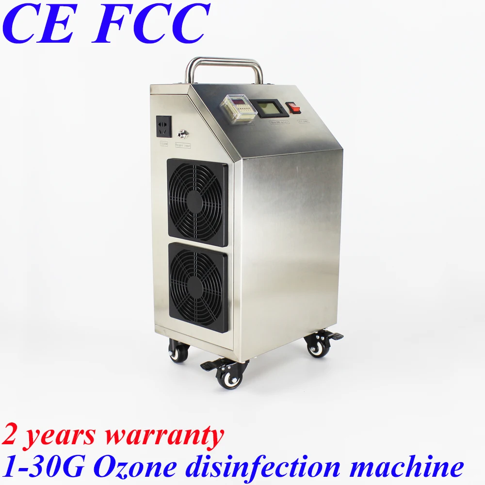 

To Switzerland Pinuslongaeva 30g/h movable stainless steel shell ozone disinfection machine air purifier for home use