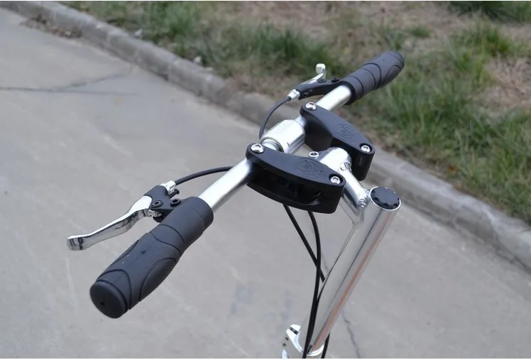 Новые продукты 1 секунда без винтов складной велосипед Алюминиевый и platic складной руль велосипеда