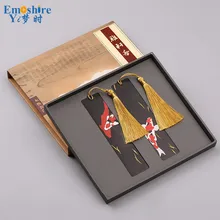 Красное дерево тиснением Окрашенные набор закладок Деревянный классический китайский Стиль Творческий Книги по искусству подарки пользовательские надписи закладки m078