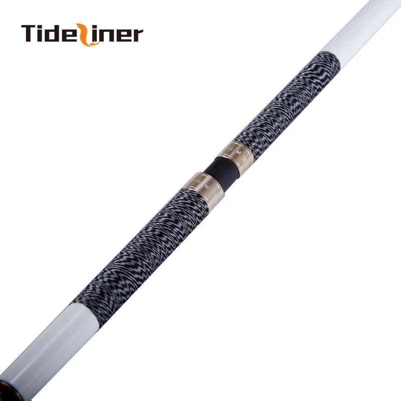Tideliner Троллинг удочка Регулируемая 4,7 m-5,7 m удочки из высокоуглеродного волокна 5 секций сильная полная ручка для сиденья 500-800g