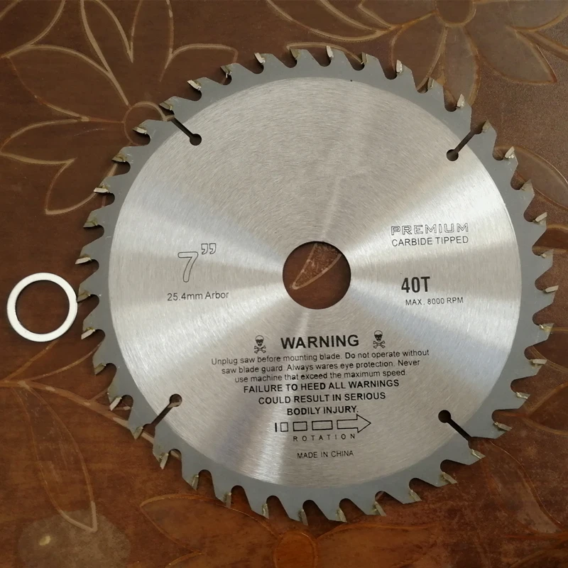 7-40T2 saw blade for woodworking cutting
