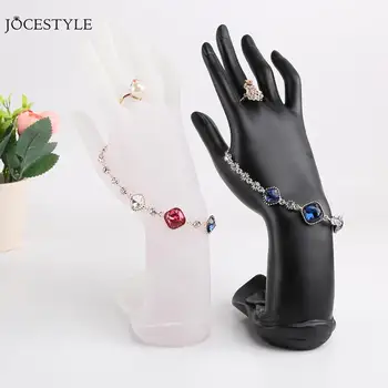 

New Graceful Display Hand Finger Jewelry Chain Ring Bracelet Holder Elegant Black Jewelry Display Stand Holder Dropshipping