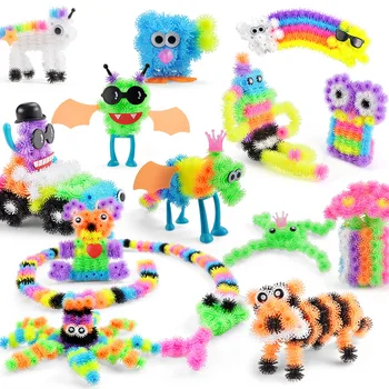 

Multifunctional Magic Variety Fluffy Pinch Ball Toys For Children Fur Ball Creative Puzzle Assembling Manual DIY Toys Set Ball