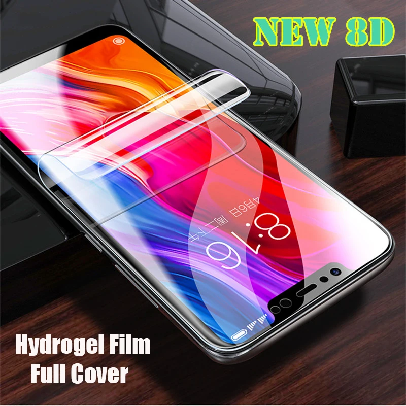 

Full Cover Screen Protector For Redmi Note 7 6 5 Pro Transparent Soft Hydrogel Film For Xiaomi 9 8 Lite Mix 3 Max 3 PocoPhone F1