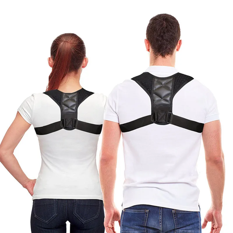

Adjustable Back Posture Corrector Clavicle Spine Back Shoulder Lumbar Brace Support Belt Posture Correction Prevents Slouching