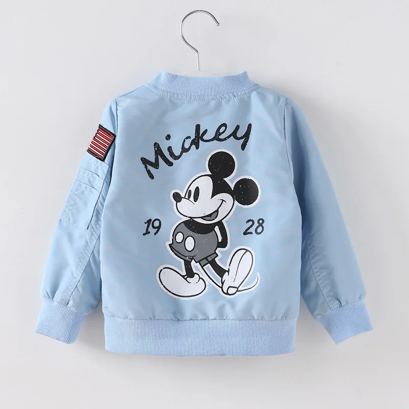 astounding New Baby Clothes Cartoon Mickey Pattern Girls Boys Jackets Coats Toddler Kids Jacket Outwear Baseba