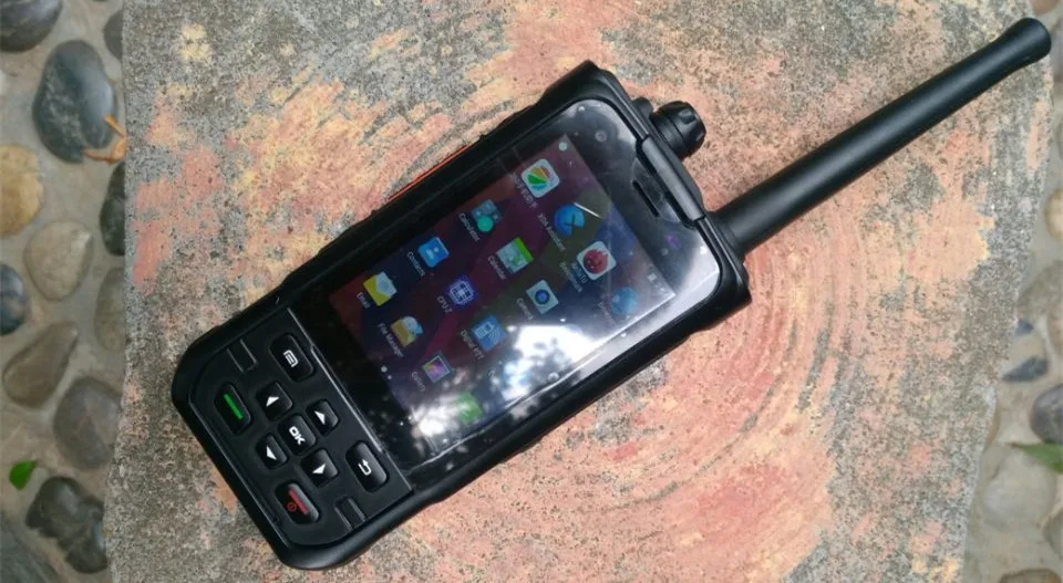 Новый водонепроницаемый телефон DMR PTT UHF рация на Android 7 4000 мАч 4G Lte стекло cornlg SOS VHF