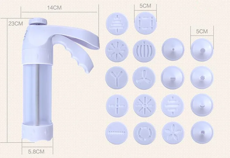 1 Набор кондитерских насадок, набор для приготовления печенья, обледенение, кончики крема, шприц, пресс-пистолет для печенья, машина, инструмент для украшения торта