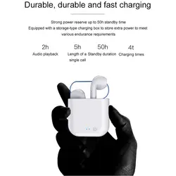 Audifonos Tws Bluetooth наушники беспроводные наушники гарнитура стерео наушники-вкладыши с зарядным устройством для iPhone и Android