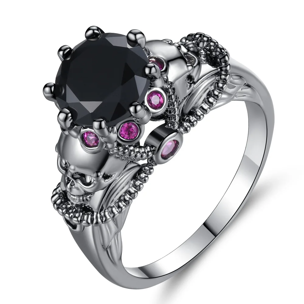 

Creative Women Rings Retro Punk Style Knuckle Rings For Ladies New Crystals Finger Rings Jewelry Accessories Female Gifts
