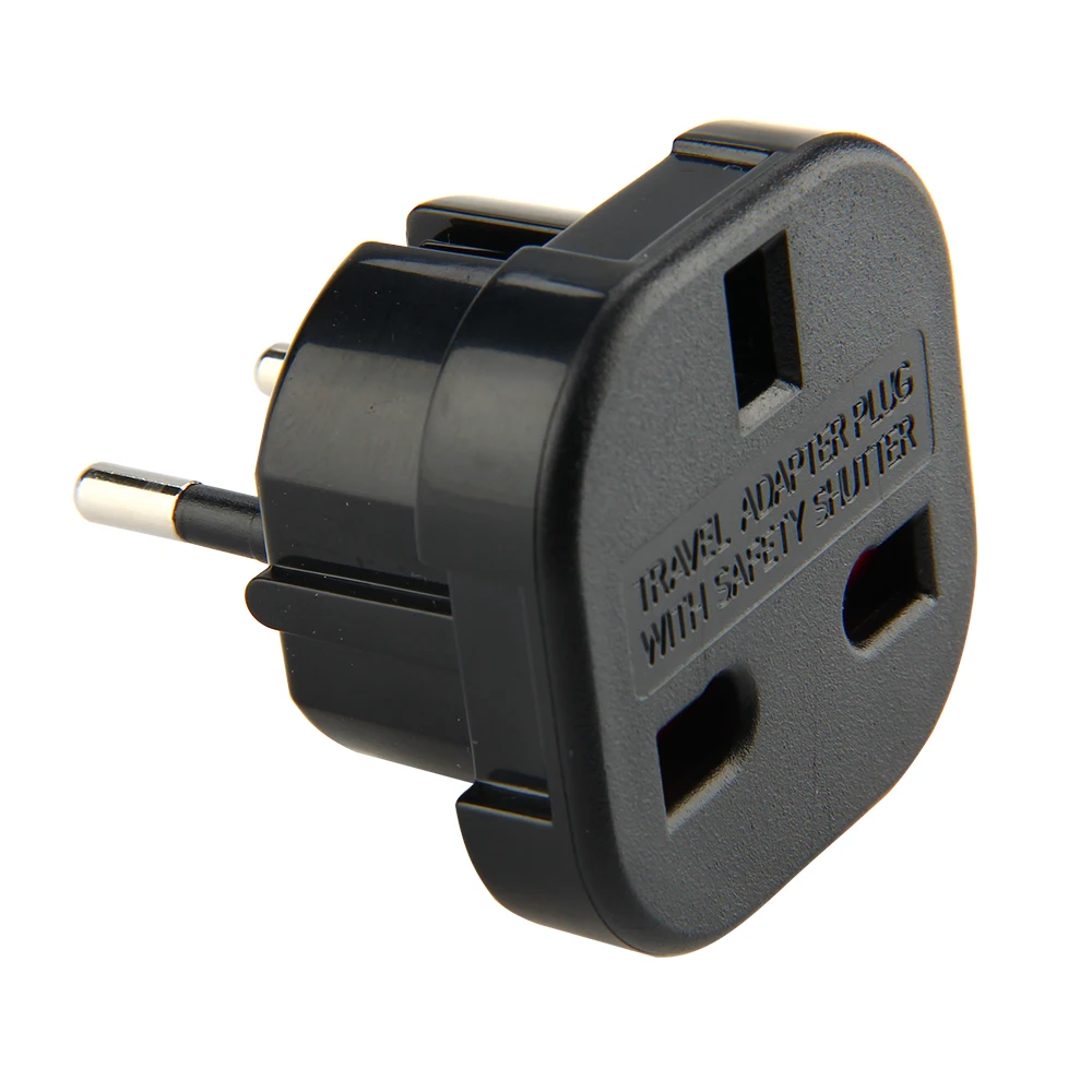 ET Universal Travel Charger Adapter Uk To Eu Electric Plug Converter 2