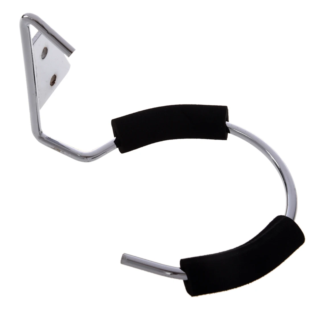 

Wall Mount Metal Single Coil Ring Hair Blower Dryer Holder Black