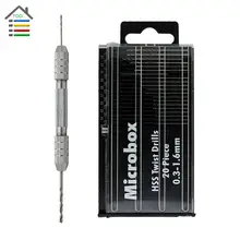 New 20pc Micro Twist Drill Bts Set with Double End Pin Vises Jewelry Watch Tool Brass