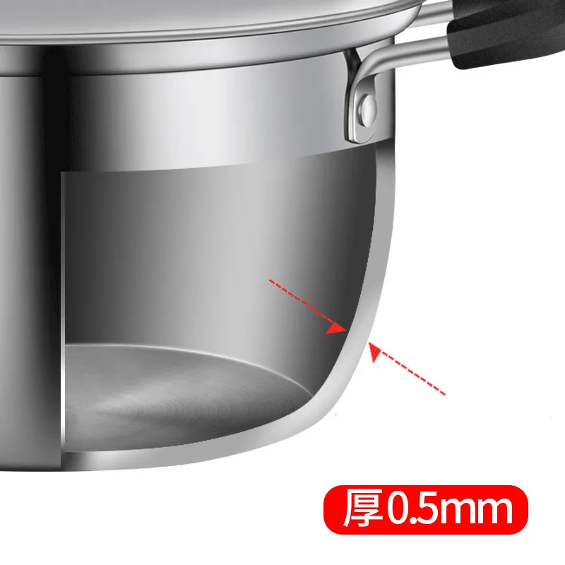Кастрюля кухонная утварь из нержавеющей стали Kichen Inox тушеная кастрюля|casserole pot|pots