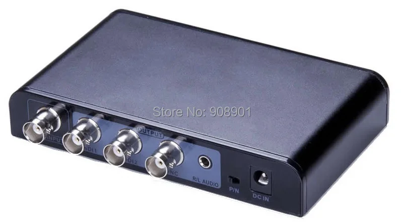 LKV364 SDI для BNC и SDI видео конвертер разветвитель, поддержка SD/HD/3G-SDI