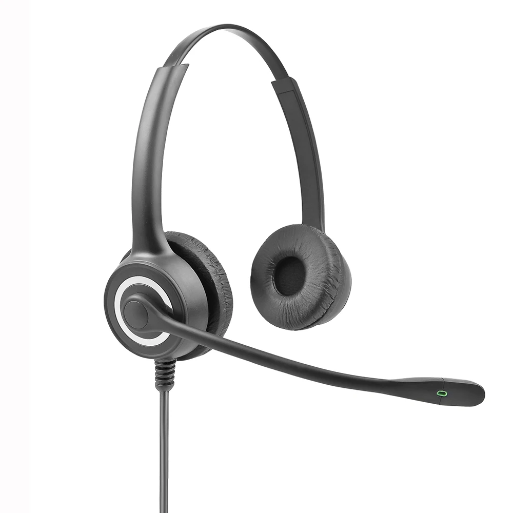 New 228MP Call Center Headset Office Telephone With Microphone Ear Earphone For Office Driver Call Center Skype